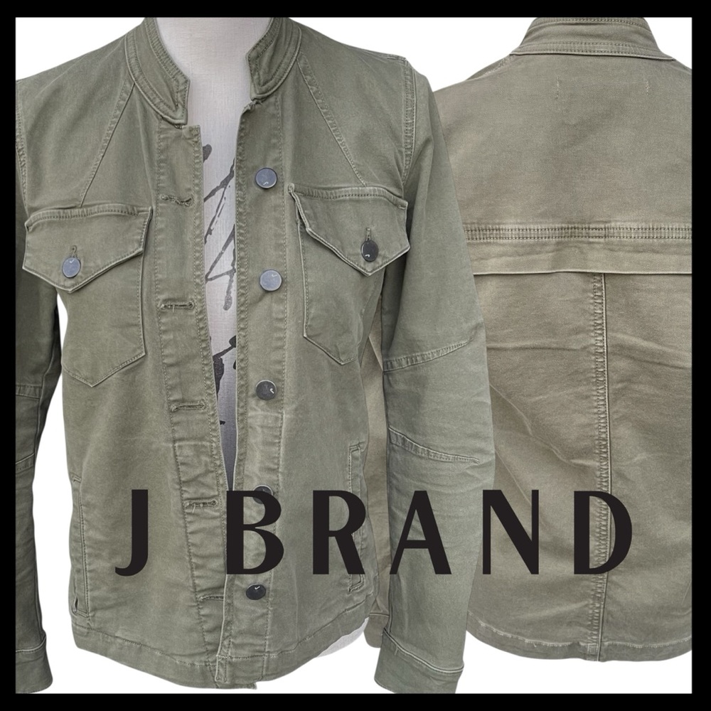 J Brand Olive Green Utility Jacket